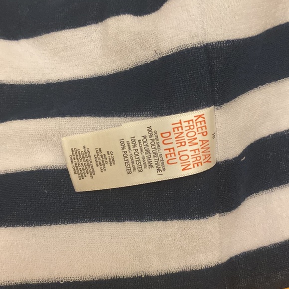 Yellow With Navy Stripe Lining Splash Jacket( new) - Picture 5 of 6